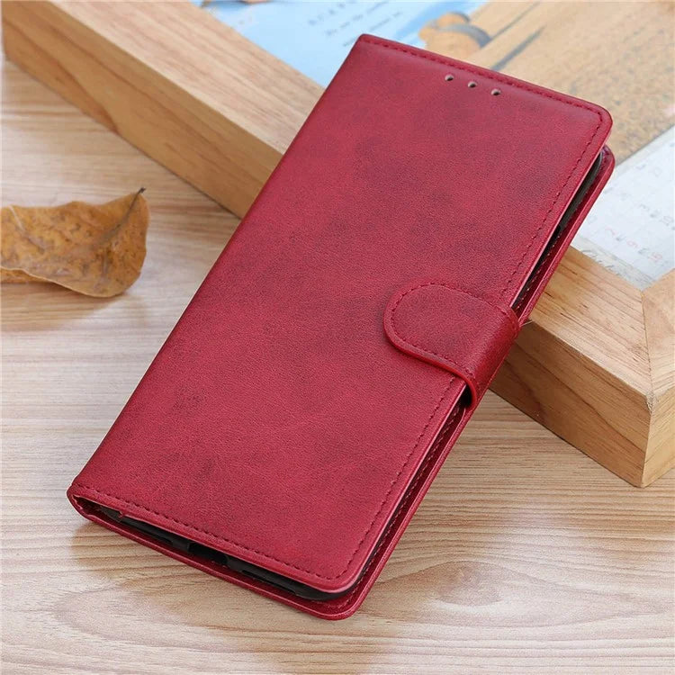 For Xiaomi Redmi Note 13R Pro 5G Wallet Leather Phone Case Cowhide Texture