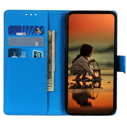 For Xiaomi Redmi Note 13R Pro 5G Leather Wallet Case Litchi Texture Phone Cover