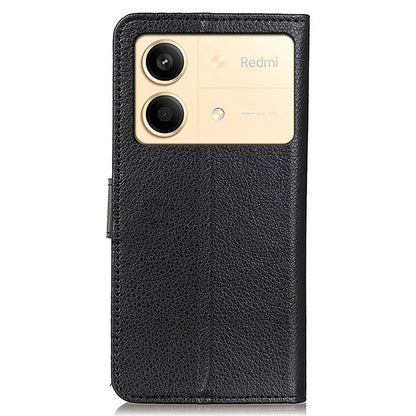 For Xiaomi Redmi Note 13R Pro 5G Leather Wallet Case Litchi Texture Phone Cover