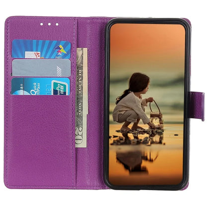 For Xiaomi Redmi Note 13R Pro 5G Leather Wallet Case Litchi Texture Phone Cover