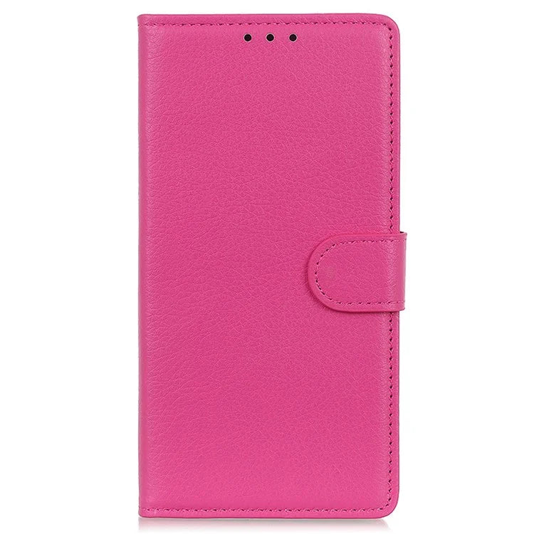 For Xiaomi Redmi Note 13R Pro 5G Leather Wallet Case Litchi Texture Phone Cover