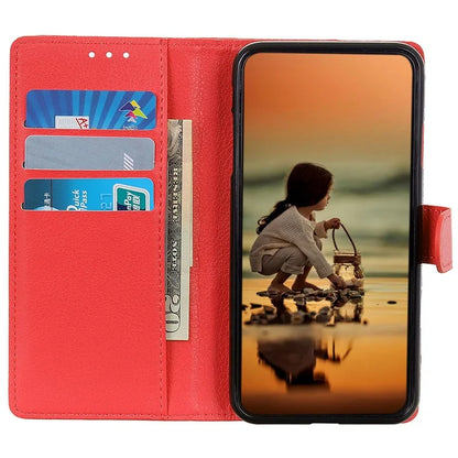 For Xiaomi Redmi Note 13R Pro 5G Leather Wallet Case Litchi Texture Phone Cover