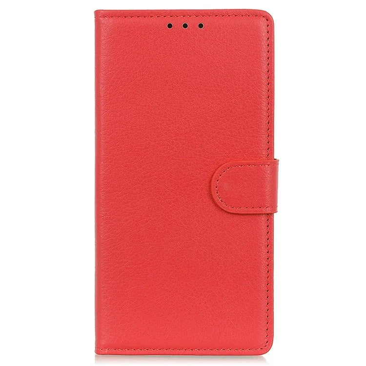 For Xiaomi Redmi Note 13R Pro 5G Leather Wallet Case Litchi Texture Phone Cover