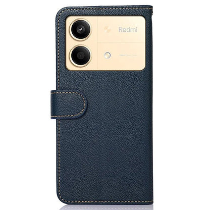 KHAZNEH For Xiaomi Redmi Note 13R Pro 5G Leather Case RFID Blocking Phone Wallet Cover