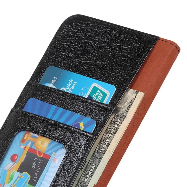 For Xiaomi Redmi Note 13R Pro 5G Wallet Cover Split Leather Case Nappa Texture