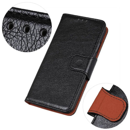 For Xiaomi Redmi Note 13R Pro 5G Wallet Cover Split Leather Case Nappa Texture