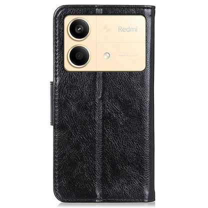 For Xiaomi Redmi Note 13R Pro 5G Wallet Cover Split Leather Case Nappa Texture