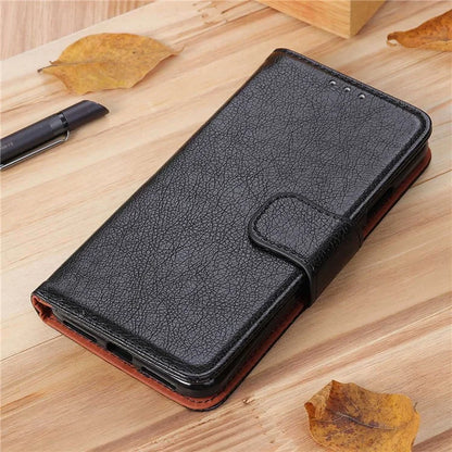 For Xiaomi Redmi Note 13R Pro 5G Wallet Cover Split Leather Case Nappa Texture