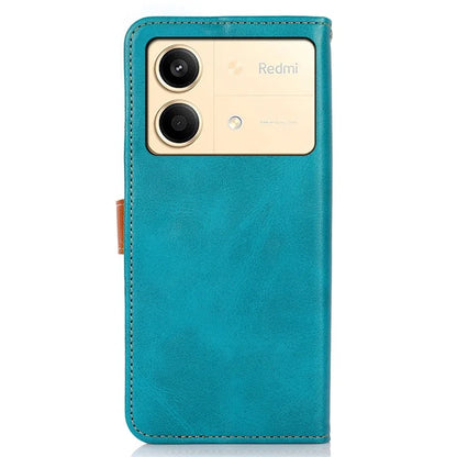 KHAZNEH For Xiaomi Redmi Note 13R Pro 5G Leather Case Wallet Cover Cowhide Texture