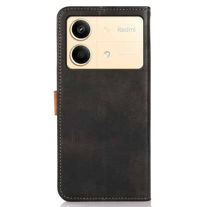 KHAZNEH For Xiaomi Redmi Note 13R Pro 5G Leather Case Wallet Cover Cowhide Texture