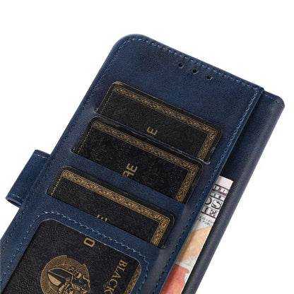 For Xiaomi Redmi Note 13R Pro 5G Leather Case Cowhide Texture Phone Wallet Cover