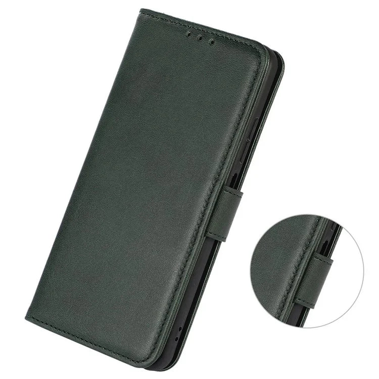 For Xiaomi Redmi Note 13R Pro 5G Leather Case Cowhide Texture Phone Wallet Cover