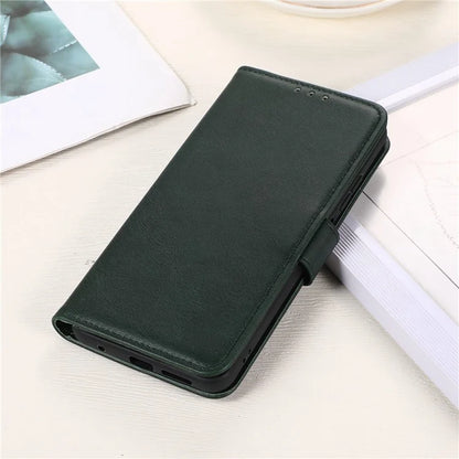 For Xiaomi Redmi Note 13R Pro 5G Leather Case Cowhide Texture Phone Wallet Cover