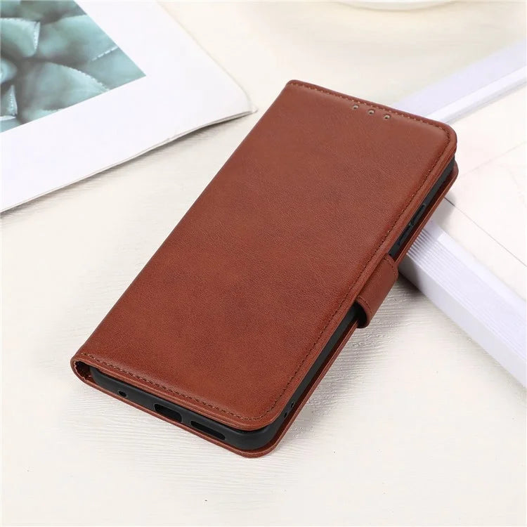 For Xiaomi Redmi Note 13R Pro 5G Leather Case Cowhide Texture Phone Wallet Cover