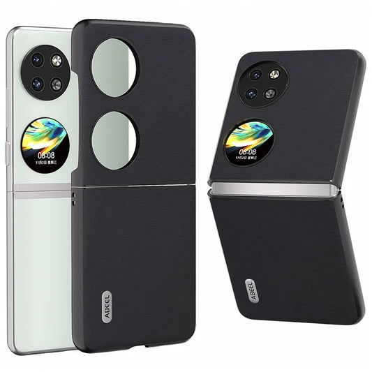 ABEEL For Huawei Pocket 2 Phone Case Anti-Scratch PU Leather+PC Cover