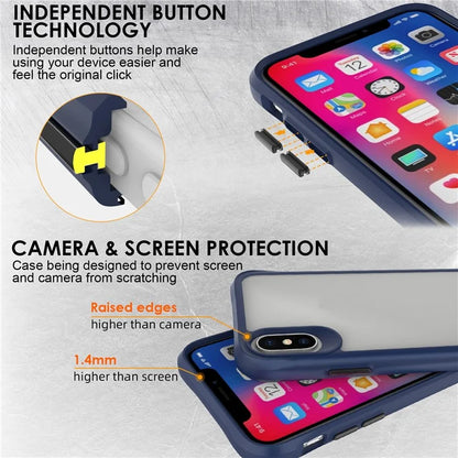 Combat X Mode Series for iPhone X / XS 5.8 inch Cell Phone Case Anti-scratch TPU+PC Back Cover