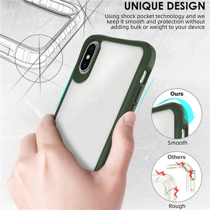 Combat X Mode Series for iPhone X / XS 5.8 inch Cell Phone Case Anti-scratch TPU+PC Back Cover