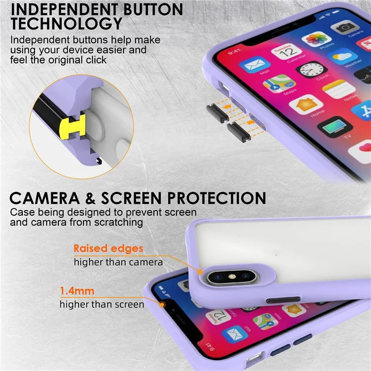 Combat X Mode Series for iPhone X / XS 5.8 inch Cell Phone Case Anti-scratch TPU+PC Back Cover