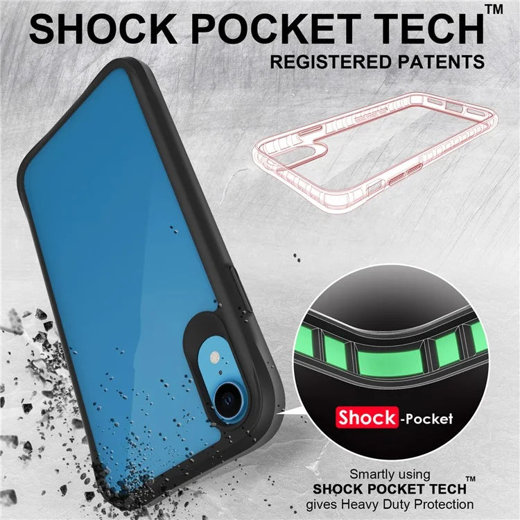 Combat X Mode Series for iPhone XR 6.1 inch Case TPU+PC Drop-proof Phone Protective Cover