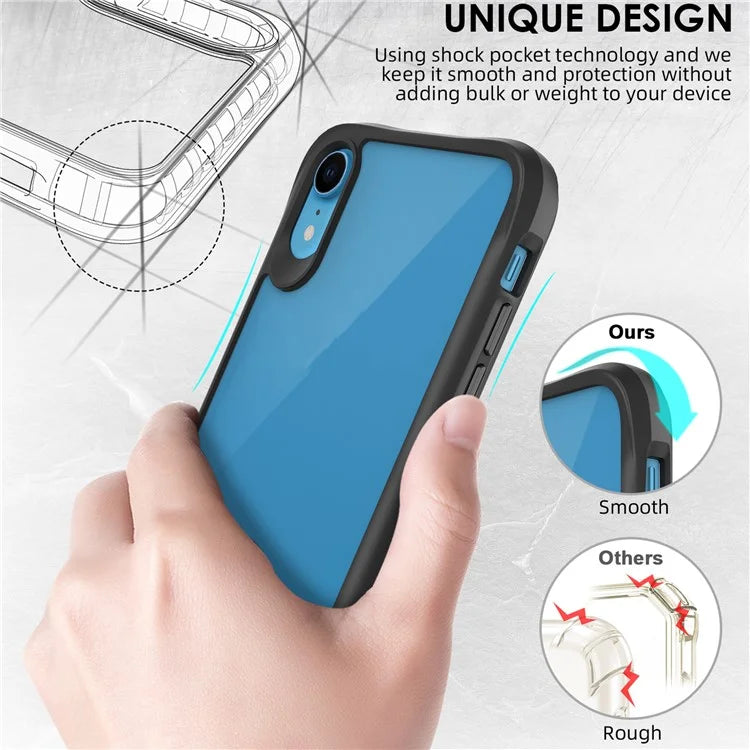 Combat X Mode Series for iPhone XR 6.1 inch Case TPU+PC Drop-proof Phone Protective Cover