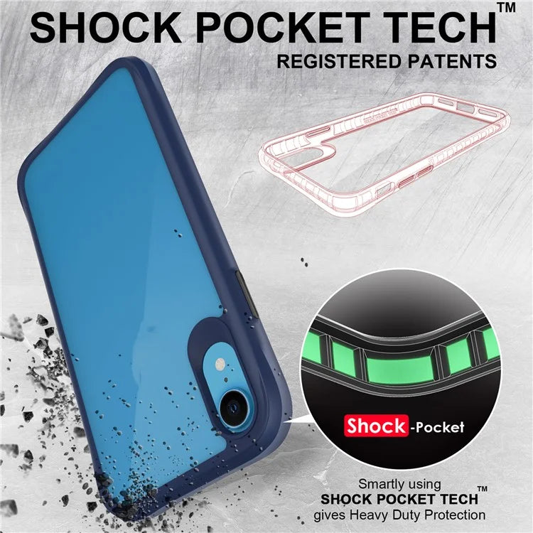 Combat X Mode Series for iPhone XR 6.1 inch Case TPU+PC Drop-proof Phone Protective Cover