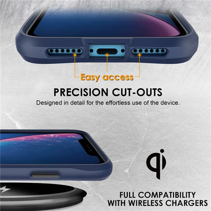 Combat X Mode Series for iPhone XR 6.1 inch Case TPU+PC Drop-proof Phone Protective Cover