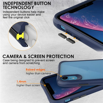 Combat X Mode Series for iPhone XR 6.1 inch Case TPU+PC Drop-proof Phone Protective Cover