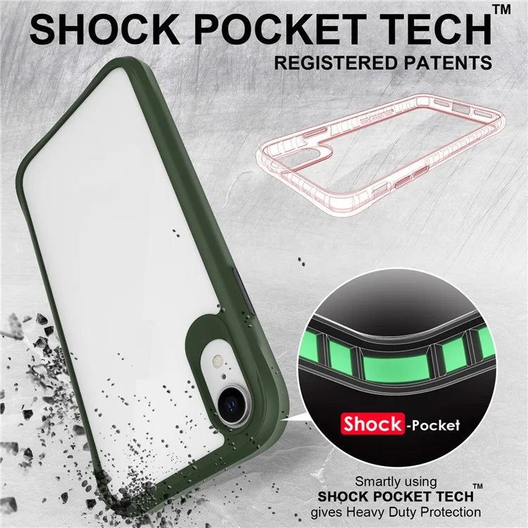 Combat X Mode Series for iPhone XR 6.1 inch Case TPU+PC Drop-proof Phone Protective Cover