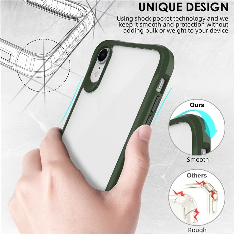 Combat X Mode Series for iPhone XR 6.1 inch Case TPU+PC Drop-proof Phone Protective Cover