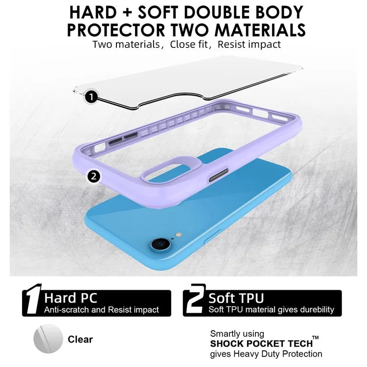 Combat X Mode Series for iPhone XR 6.1 inch Case TPU+PC Drop-proof Phone Protective Cover