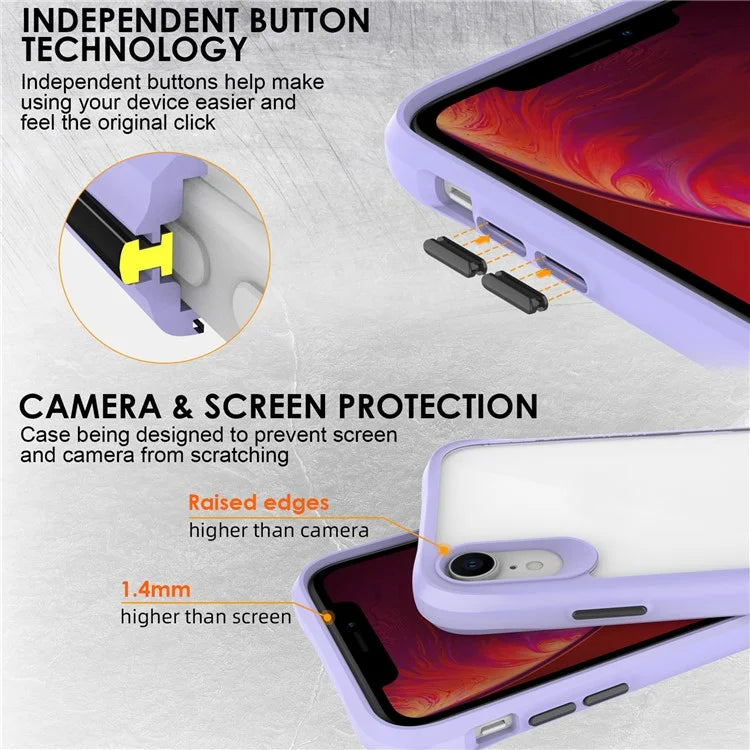 Combat X Mode Series for iPhone XR 6.1 inch Case TPU+PC Drop-proof Phone Protective Cover