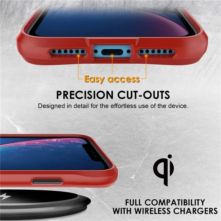 Combat X Mode Series for iPhone XR 6.1 inch Case TPU+PC Drop-proof Phone Protective Cover