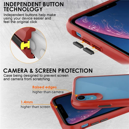 Combat X Mode Series for iPhone XR 6.1 inch Case TPU+PC Drop-proof Phone Protective Cover