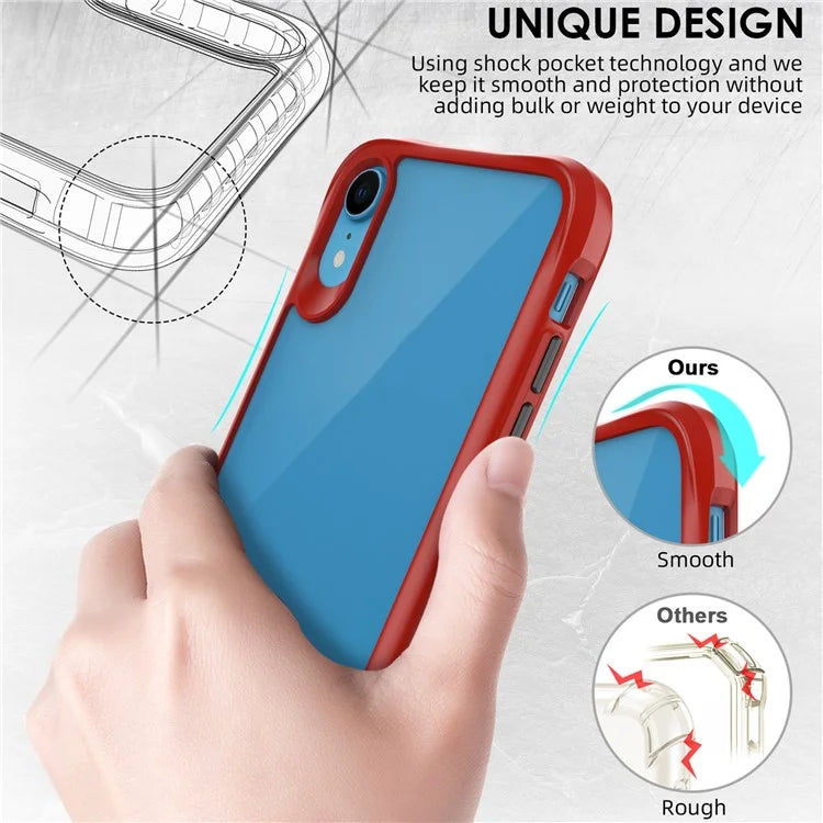 Combat X Mode Series for iPhone XR 6.1 inch Case TPU+PC Drop-proof Phone Protective Cover