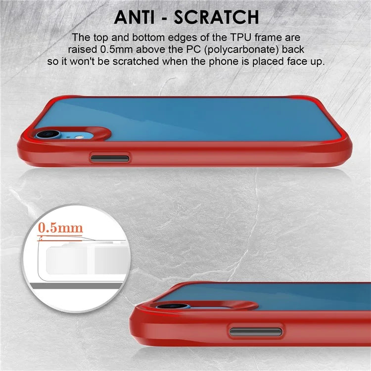 Combat X Mode Series for iPhone XR 6.1 inch Case TPU+PC Drop-proof Phone Protective Cover