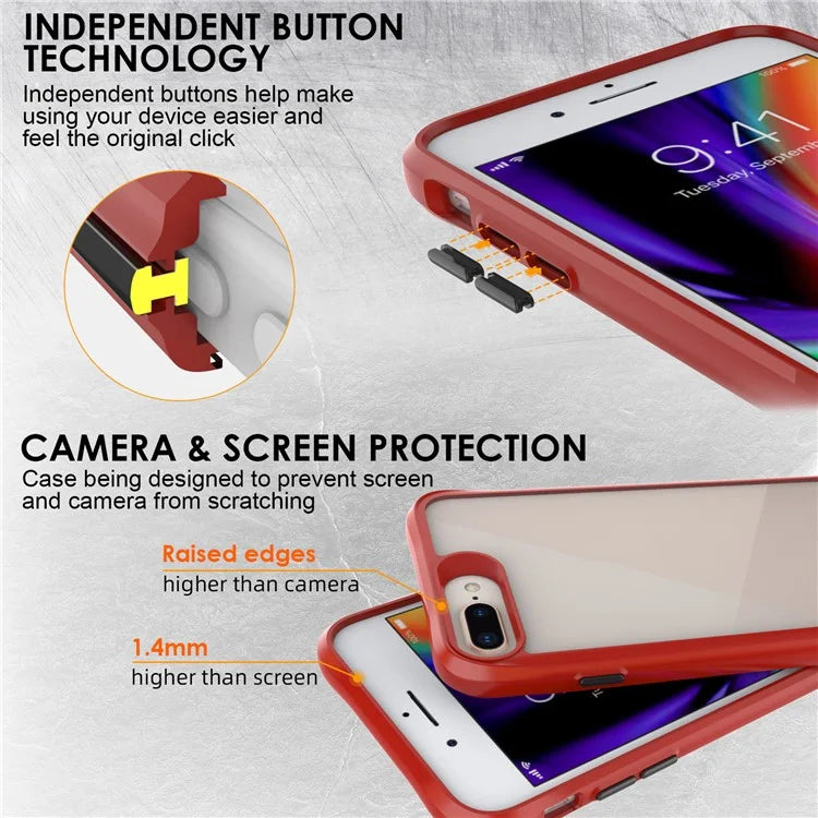 Combat X Mode Series for For iPhone 6 Plus / 7 Plus / 8 Plus 5.5 inch Case Four Corner Anti-fall Phone Protector