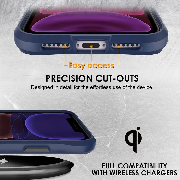 Combat X Mode Series for iPhone 11 Cell Phone Case TPU+PC Shockproof Back Shell