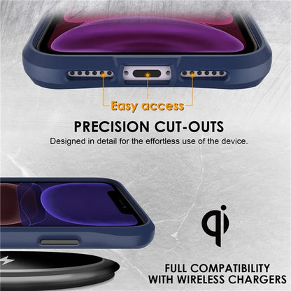 Combat X Mode Series for iPhone 11 Cell Phone Case TPU+PC Shockproof Back Shell