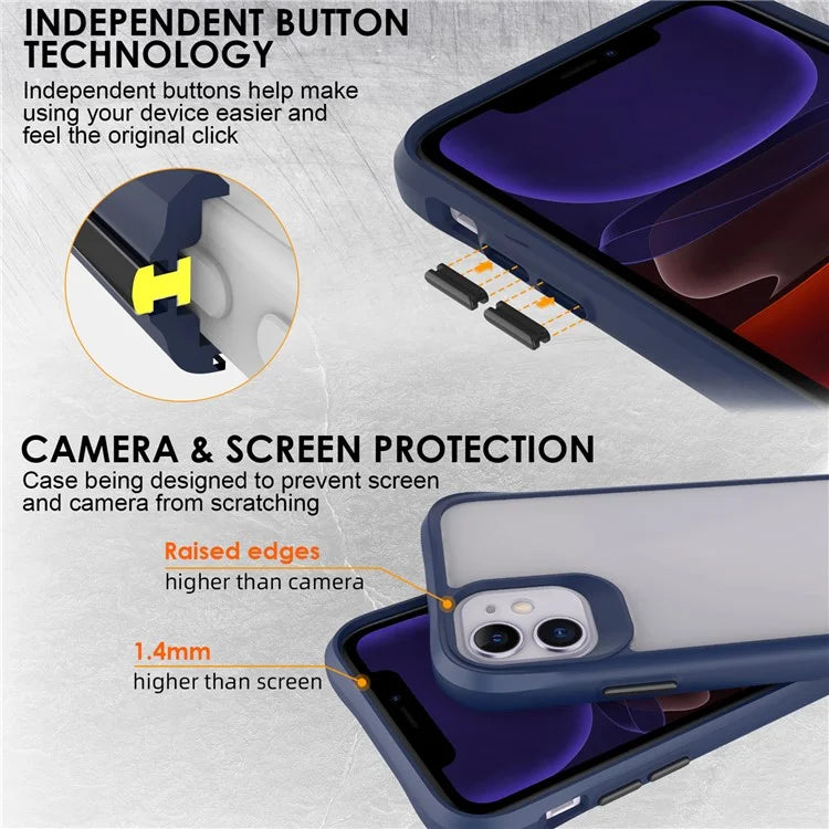 Combat X Mode Series for iPhone 11 Cell Phone Case TPU+PC Shockproof Back Shell