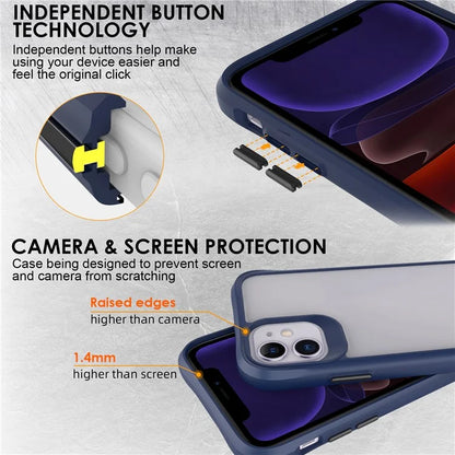 Combat X Mode Series for iPhone 11 Cell Phone Case TPU+PC Shockproof Back Shell