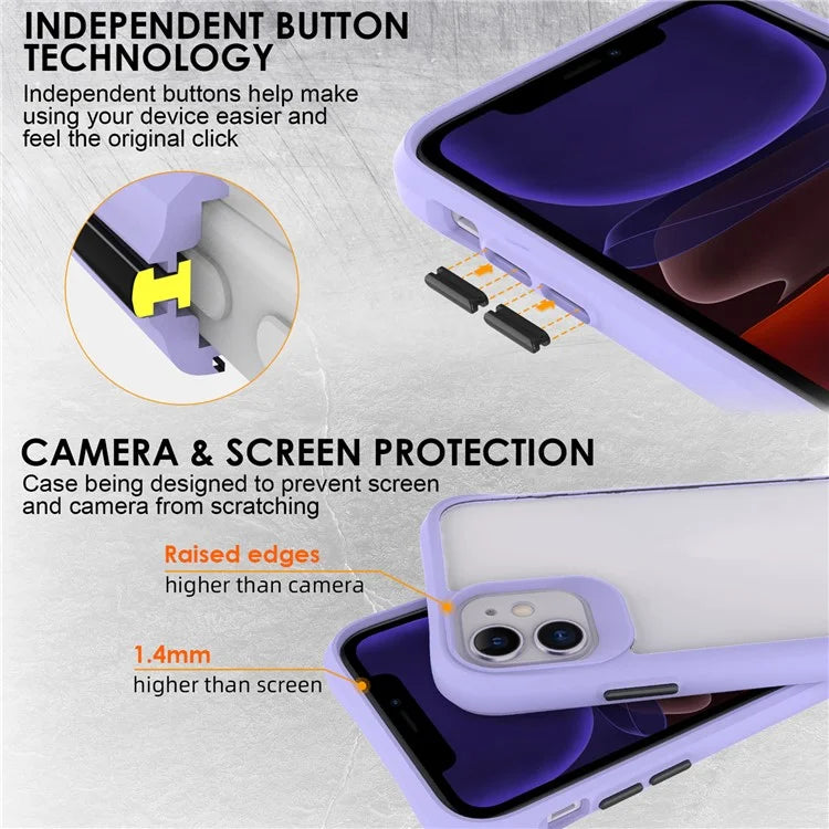 Combat X Mode Series for iPhone 11 Cell Phone Case TPU+PC Shockproof Back Shell