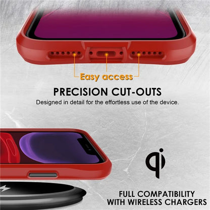 Combat X Mode Series for iPhone 11 Cell Phone Case TPU+PC Shockproof Back Shell