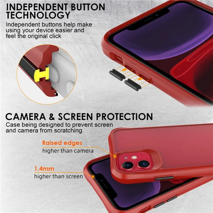 Combat X Mode Series for iPhone 11 Cell Phone Case TPU+PC Shockproof Back Shell