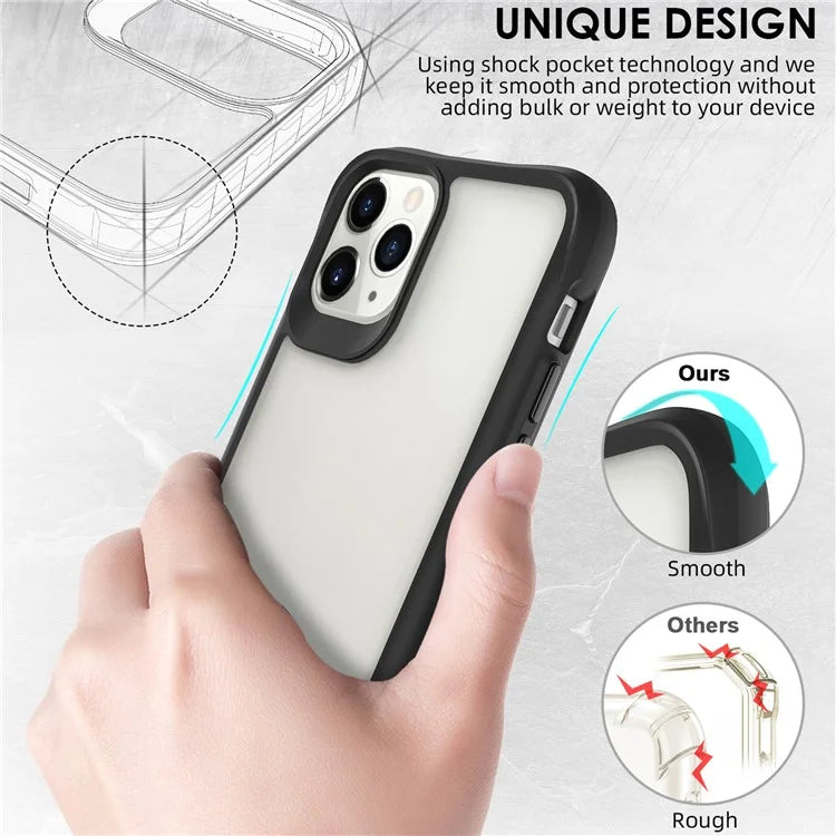 Combat X Mode Series for iPhone 11 Pro TPU+PC Cover Four Corner Scratch-resistant Smart Phone Case