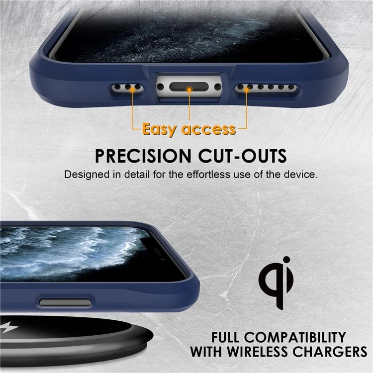 Combat X Mode Series for iPhone 11 Pro TPU+PC Cover Four Corner Scratch-resistant Smart Phone Case
