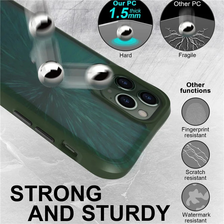 Combat X Mode Series for iPhone 11 Pro TPU+PC Cover Four Corner Scratch-resistant Smart Phone Case