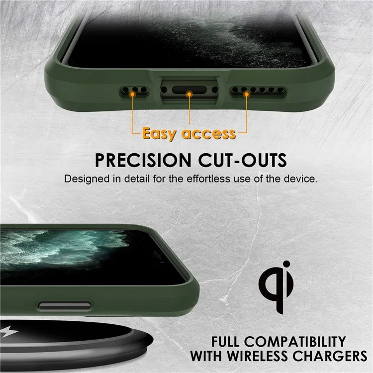 Combat X Mode Series for iPhone 11 Pro TPU+PC Cover Four Corner Scratch-resistant Smart Phone Case