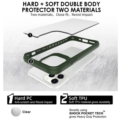 Combat X Mode Series for iPhone 11 Pro TPU+PC Cover Four Corner Scratch-resistant Smart Phone Case