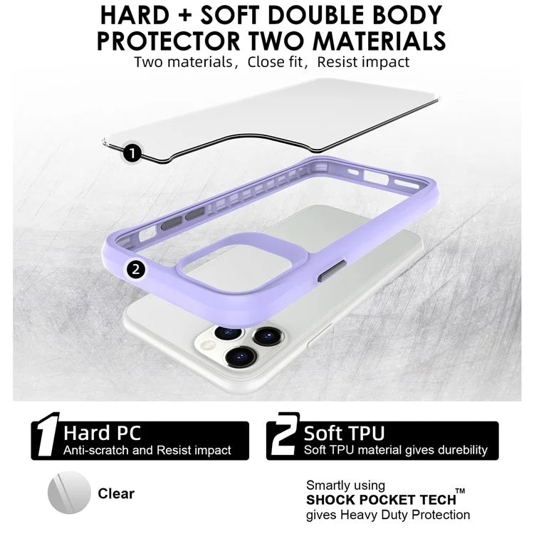 Combat X Mode Series for iPhone 11 Pro TPU+PC Cover Four Corner Scratch-resistant Smart Phone Case