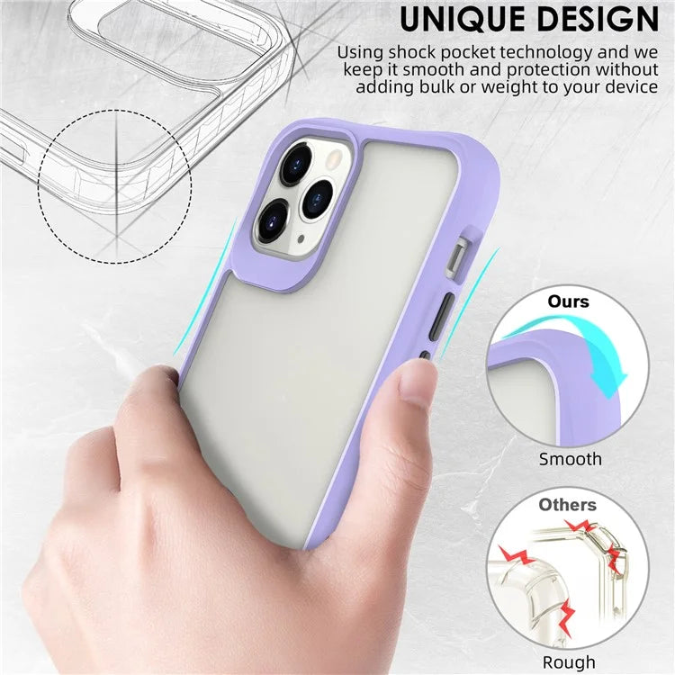 Combat X Mode Series for iPhone 11 Pro TPU+PC Cover Four Corner Scratch-resistant Smart Phone Case